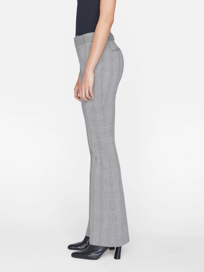 Shop Frame Le High Flare Trouser Pants Noir Multi In Gray