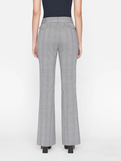 Shop Frame Le High Flare Trouser Pants Noir Multi In Gray
