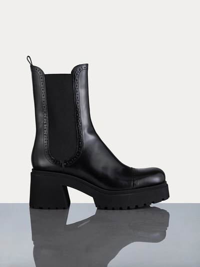 Shop Frame Lumi Lug Boots In Black