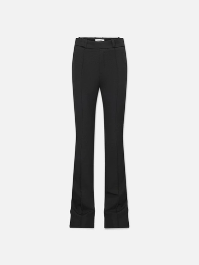 Shop Frame The Slim Stacked Trouser Pants In Black