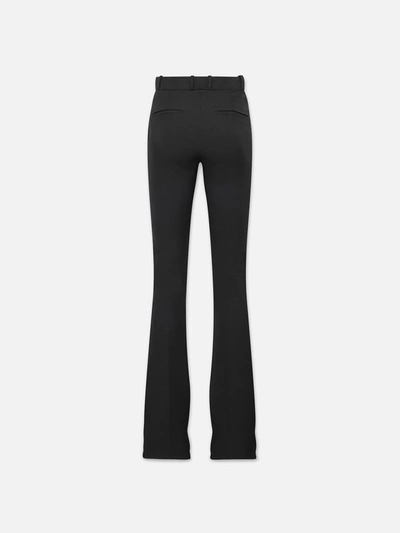 Shop Frame The Slim Stacked Trouser Pants In Black