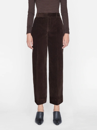 Shop Frame Relaxed Corduroy Trouser Pants In Brown