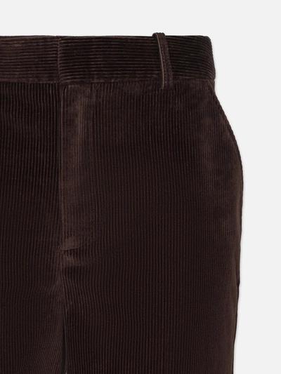 Shop Frame Relaxed Corduroy Trouser Pants In Brown
