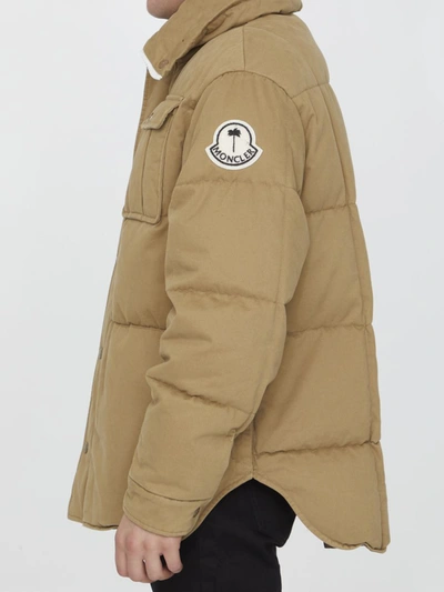 Shop Moncler Genius Fieldrush Jacket In Beige