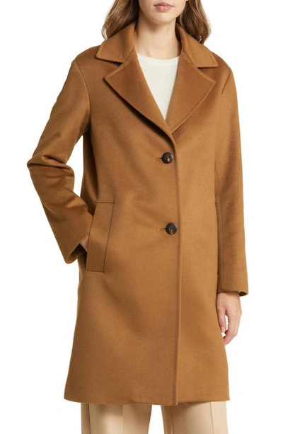 Shop Fleurette Stanton Cashmere Coat In Vicuna