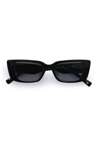 Shop Aire Novae 51mm Cat Eye Sunglasses In Black