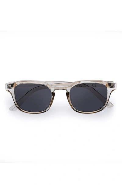 Aire Serpens 38mm Rectangular Sunglasses In Pebble