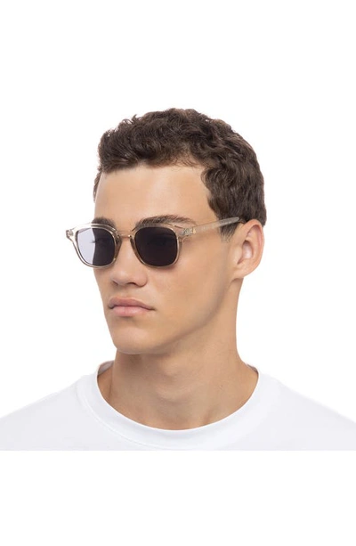 Shop Aire Serpens 38mm Rectangular Sunglasses In Pebble
