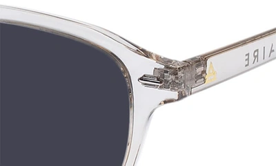 Aire Serpens 38mm Rectangular Sunglasses In Pebble