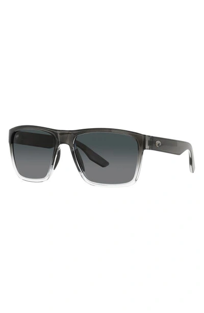 Costa Del Mar Paunch Xl 59mm Gradient Square Sunglasses In Grey Gradient
