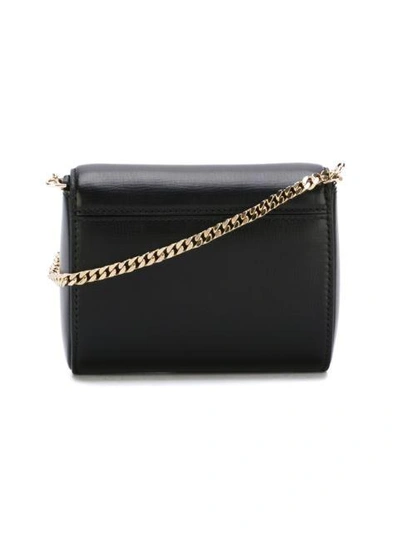Givenchy Pandora Box Micro Leather Shoulder Bag In Black