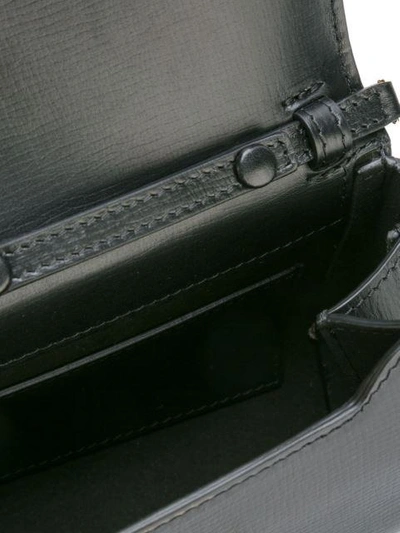 Givenchy Pandora Box Micro Leather Shoulder Bag In Black