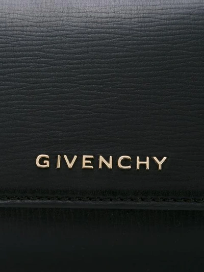 Givenchy Pandora Box Micro Leather Shoulder Bag In Black