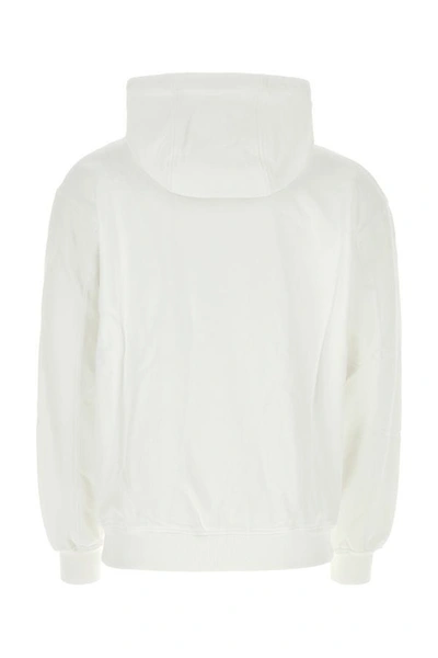 Shop Casablanca Man White Cotton Sweatshirt
