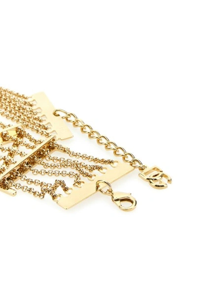 Dolce & Gabbana Gold Metal Chocker In Gold