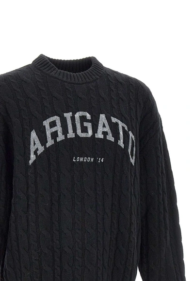 Shop Axel Arigato "prime" Wool Sweater In Black