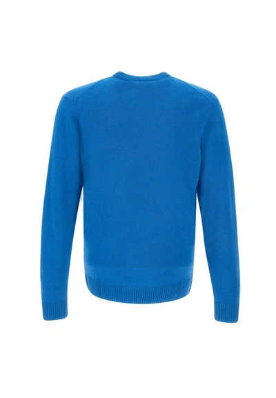 Shop Lacoste Wool Sweater In Blue