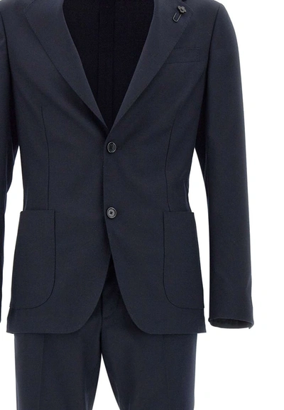Shop Lardini Two-piece Suit In Blue