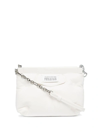 Shop Maison Margiela Mini Glam Slam Crossbody Bag In White