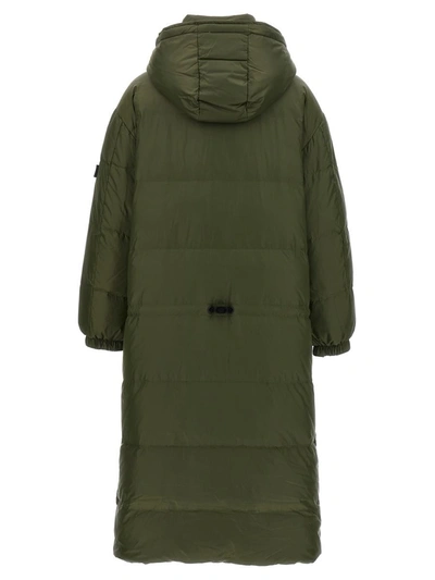 Shop Yves Salomon 'doudoune' Down Coat In Green