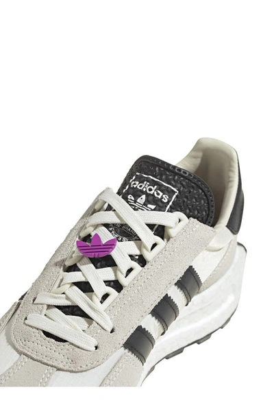 Shop Adidas Originals Retropy E5 Sneaker In White/ Black/ Shock Purple