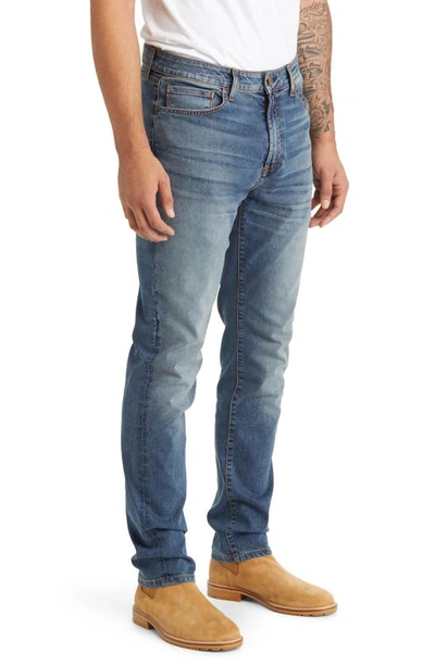 Shop Monfrere Brando Slim Fit Jeans In Medium Indigo