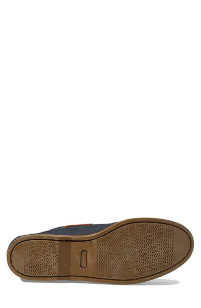 Marc Joseph New York Bay Ave Driving Shoe In Navy Saddle