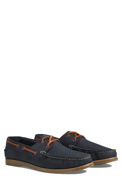 Shop Marc Joseph New York Bay Ave Driving Shoe In Navy Saddle