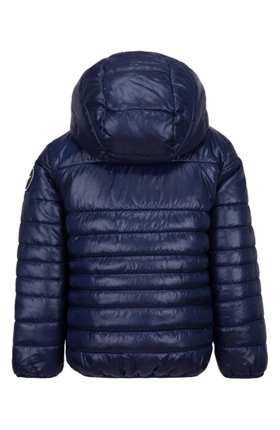 Nike Boys' Hooded Puffer Jacket - Little Kid In Midnight Navy