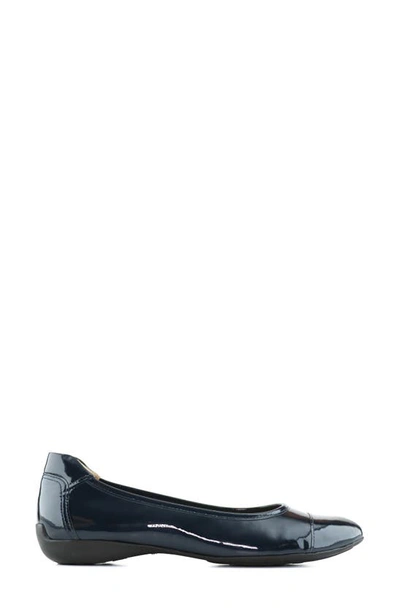 Shop Marc Joseph New York Peters St. Flat In Navy Soft Patent