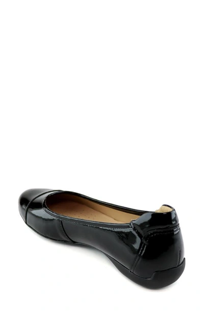 Shop Marc Joseph New York Peters St. Flat In Black Soft Patent