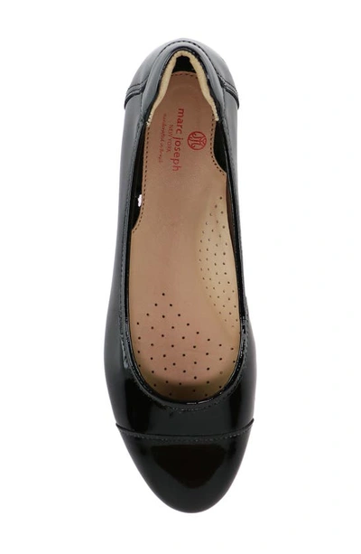 Shop Marc Joseph New York Peters St. Flat In Black Soft Patent