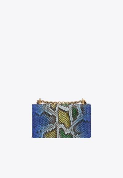 Dolce & Gabbana Dg Girls Python-effect Crossbody Bag In Multicolor
