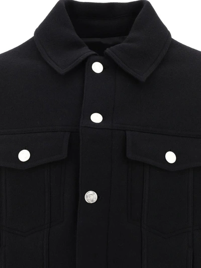 Shop Ami Alexandre Mattiussi Ami Paris Boxy Jacket In Black