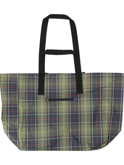 Shop Barbour " X Maison Kitsuné" Reversible Tote Bag In Blue