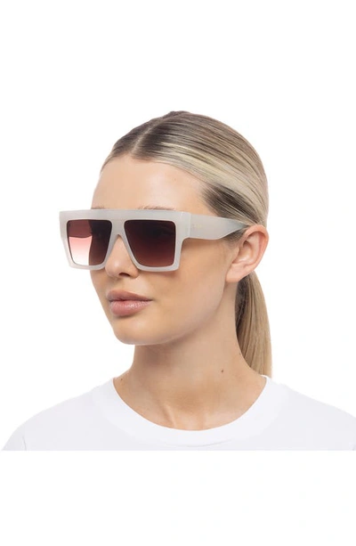 Shop Aire Antares 59mm D-frame Sunglasses In White