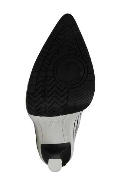 Zigi Adiel Platform Bootie In Off White Canvas