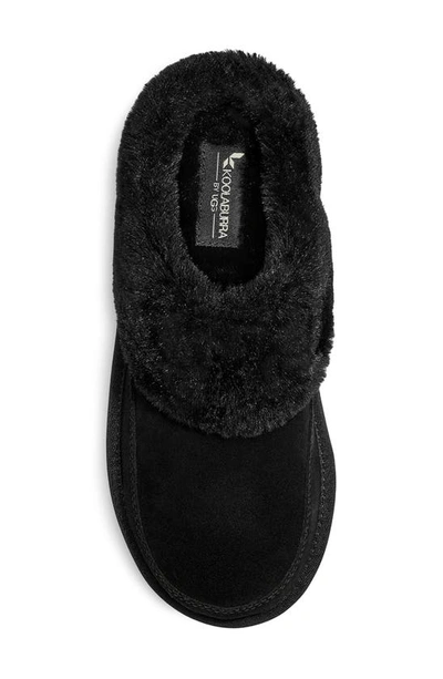 Shop Koolaburra By Ugg Tizzey Faux Fur Lined Slipper In Black
