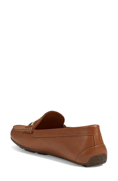 Marc Joseph New York Mulberry Stripe Loafer In Tan Napa