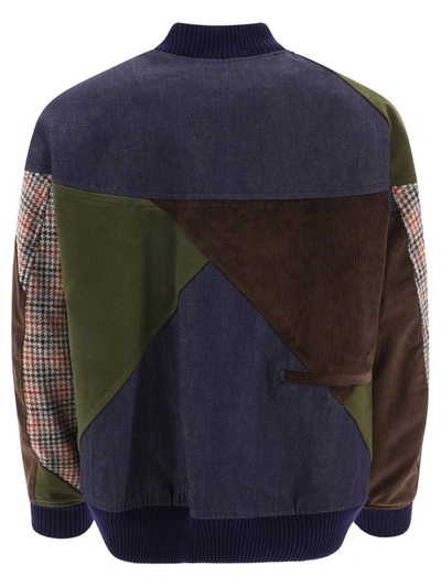 Baracuta Patchwork Jacket In Brown