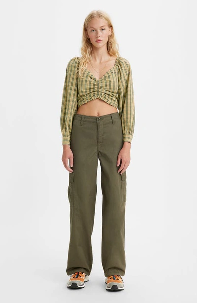 Shop Levi's® '94 Baggy Cargo Pants In Army Green