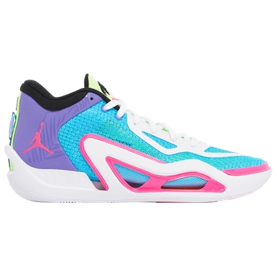 Shop Jordan Mens  Tatum 1 Wave Runner In Blue/pink/purple