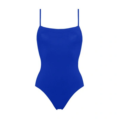 Shop Eres Aquarelle One-piece Swimsuit In Indigo