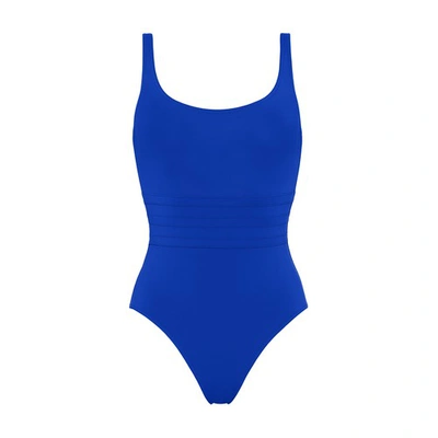 Shop Eres Asia One-piece Swimsuit In Indigo