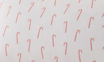 Woven & Weft Turkish Cotton Lodge Sheet Set In Candy Canes