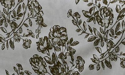 Woven & Weft Turkish Cotton Flannel Sheet Set In Toile - Olive