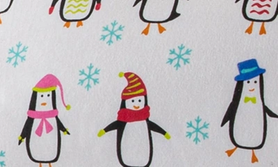 Woven & Weft Turkish Cotton Flannel Sheet Set In Penguins