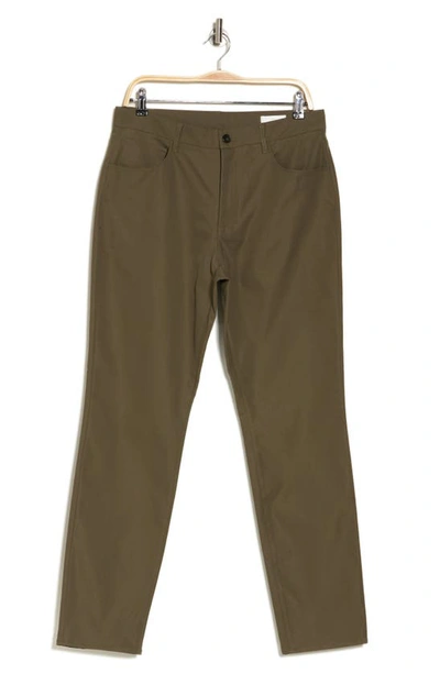 Shop 7 For All Mankind Adrien Tech Slim Pants In Mlitary Green