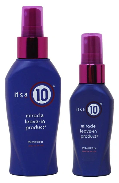 Shop It's A 10 Miracle Leave-in Conditioner Home & Away Duo