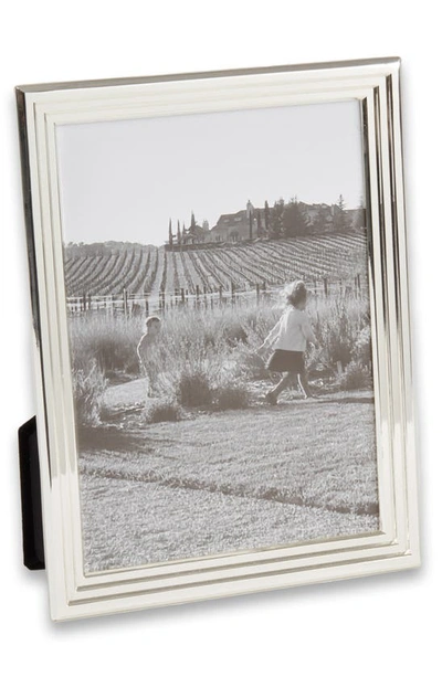 Shop Bey-berk Lance Picture Frame In Silver